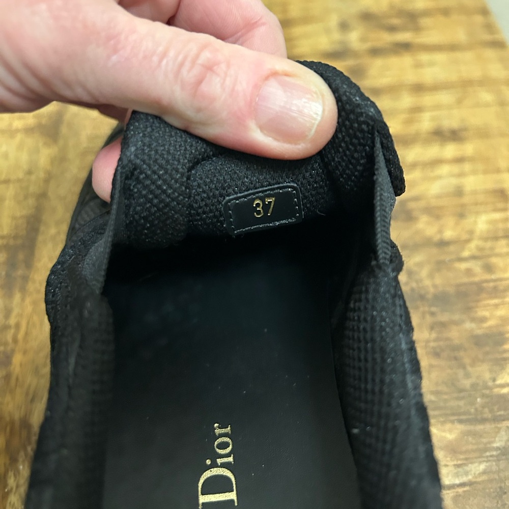 Christian Dior Solar Oblique Monogram Black Slip-on Sneakers - Picture 6 of 7